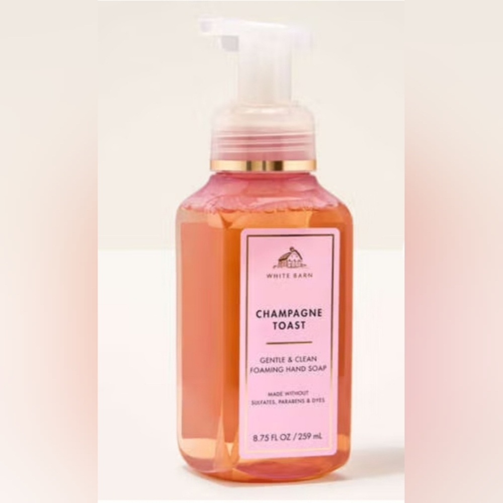 White Barn Champagne Toast Foaming Hand Soap New